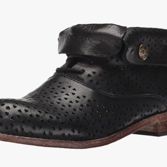 Patricia Nash Shoes - Patricia Nash Sabrina Ankle Boots Black Italian Leather Women’s Size 7.5